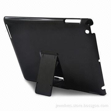 Crystal Hard Shell for Durable Apple's iPad, Case with Integrated Handsfree Viewing Stand